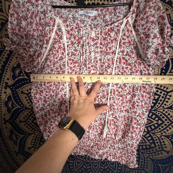 Romy Floral Patterned Top - Picture 3 of 4